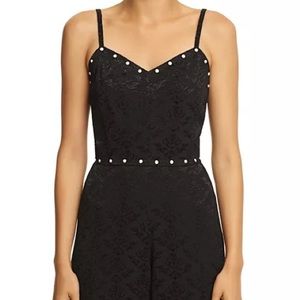 Sandro Paris Nolwenn Cropped Studded Jacquard Cami New 2